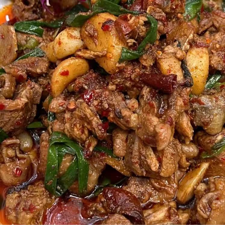 云南大理永平正宗黄焖鸡新鲜现炒现发开袋即食朵朵鲜生（顺丰包邮）