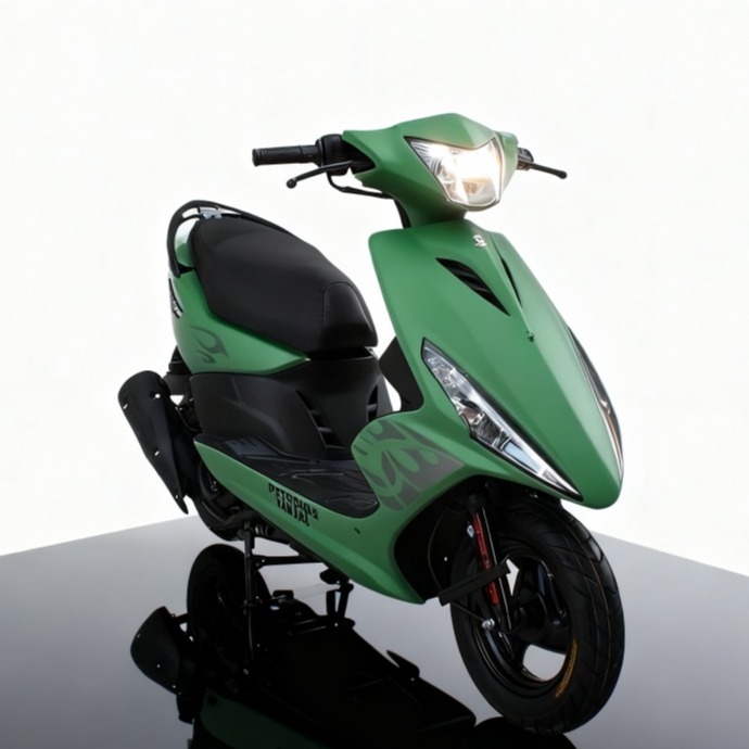 原装雅马哈鬼火100cc踏板车摩托沙滩车代步燃油四冲程女装二手车