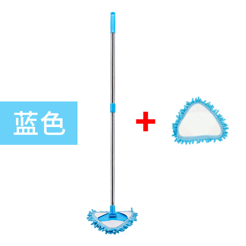 雪尼尔三角小拖把迷你天花板清洁器擦墙面扫把家用除尘扫