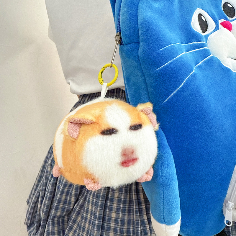 【仙女下凡】猪妞挂件毛绒玩具搞怪荷兰猪玩偶可发声表情包娃娃礼物