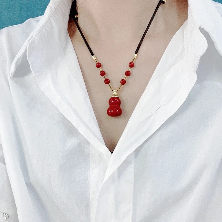 合金吊坠 【超值7·6】葫芦时尚百搭休闲款葫芦锁链男女