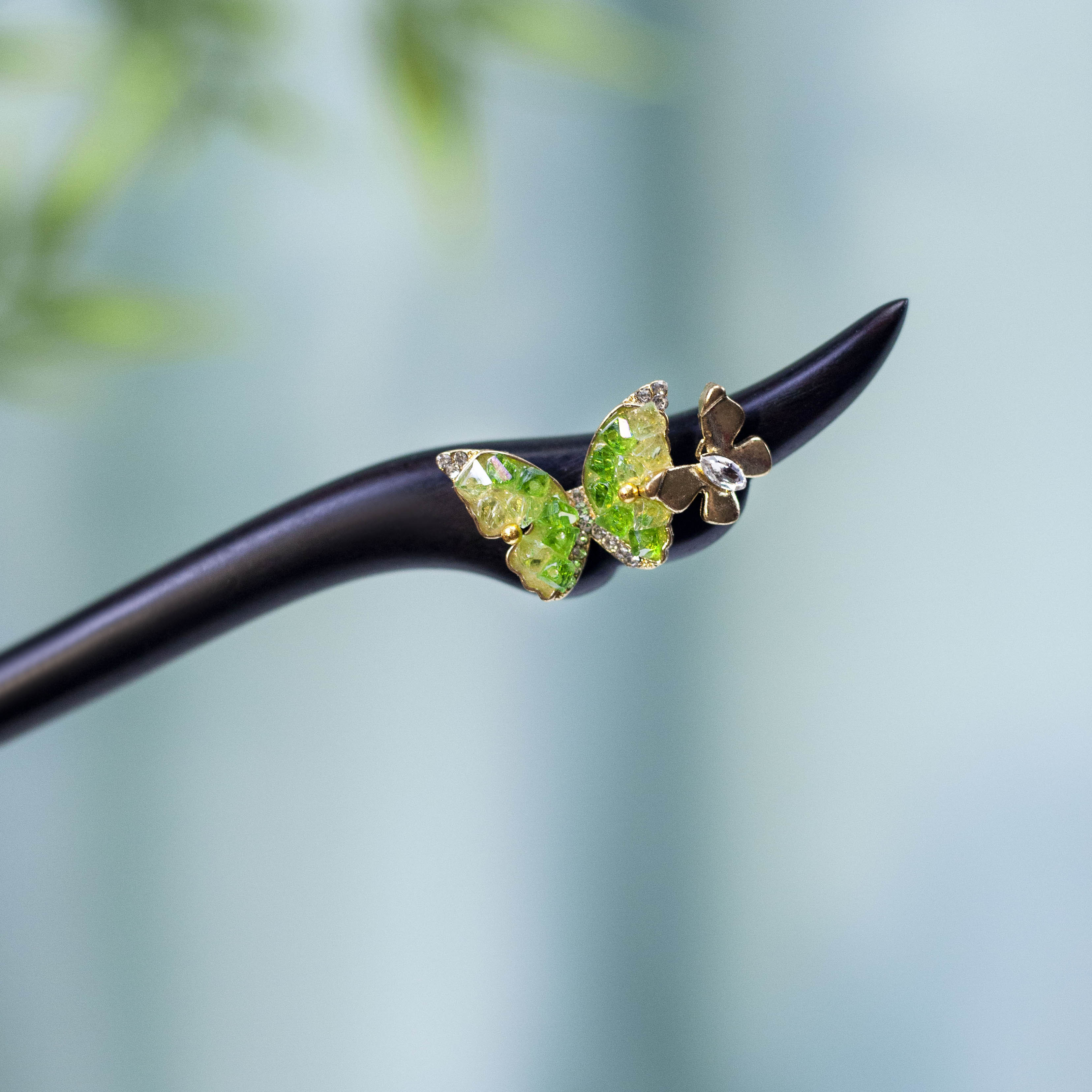 黑檀木日常百搭手工发簪国风简约中式旗袍民族风头饰复古古风发饰