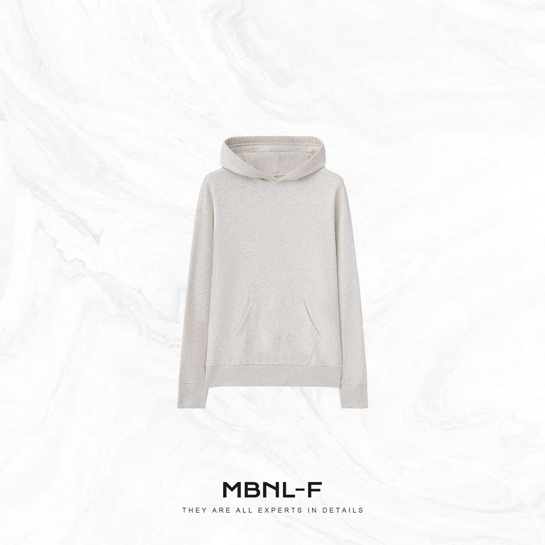 MBNL-F“拉达英式” 100%棉定染做旧字母连帽卫衣 秦磊TH-WY553