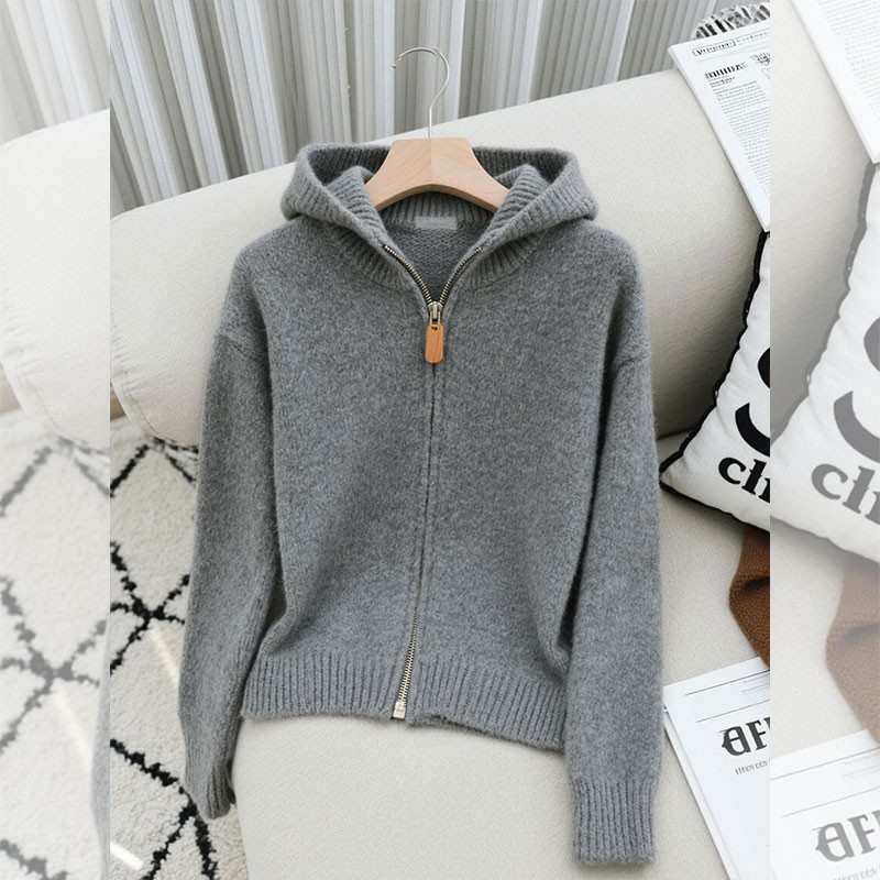 秋冬新款气质轻熟风针织衫毛衣开衫外套女洋气减龄上衣设计感衣服