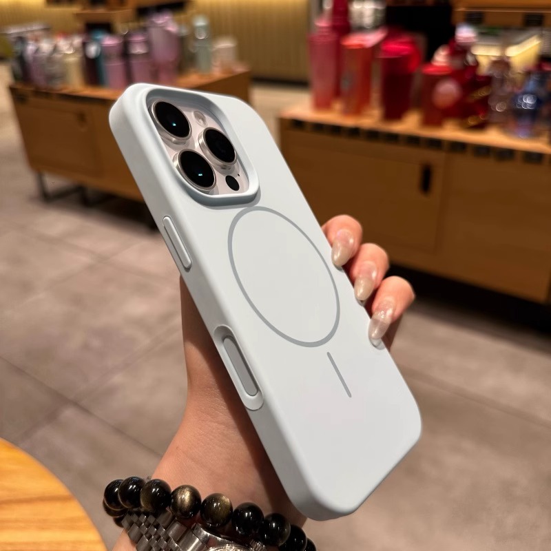 飞虎胜【相机按键一体全包】适用苹果16promax磁吸手机壳液态硅胶15