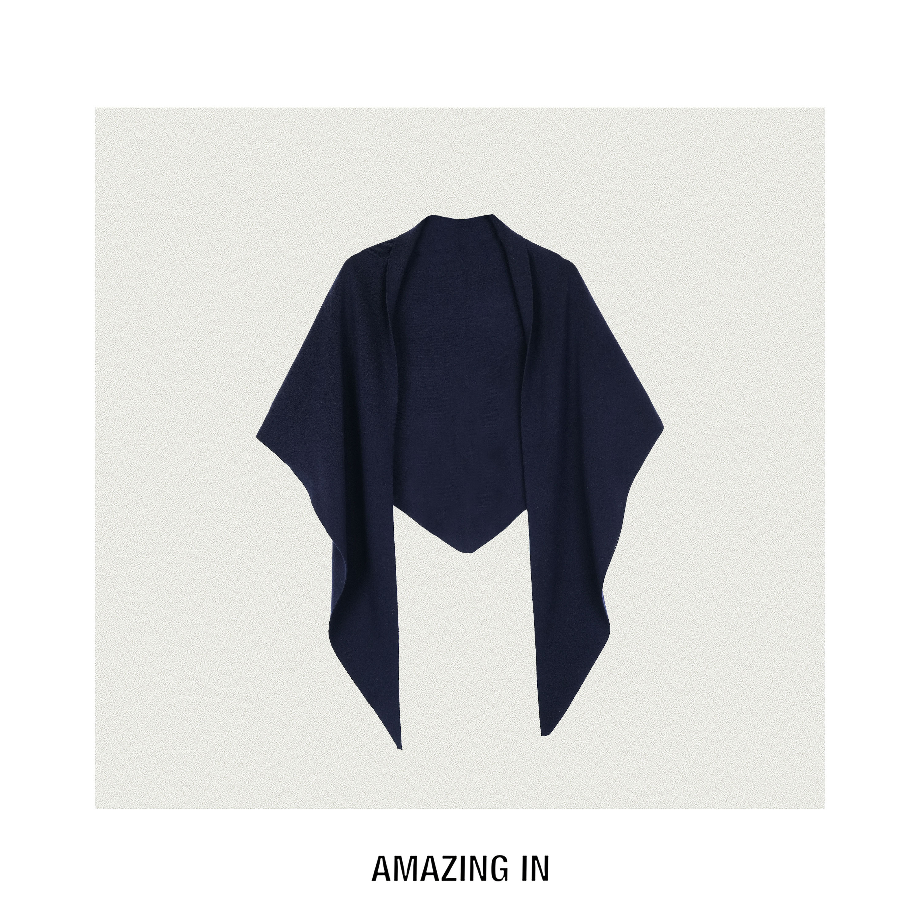 AMAZING IN | 1oo%羊毛 | 慵懒随性外搭披肩 A250911-AI59DCT4501