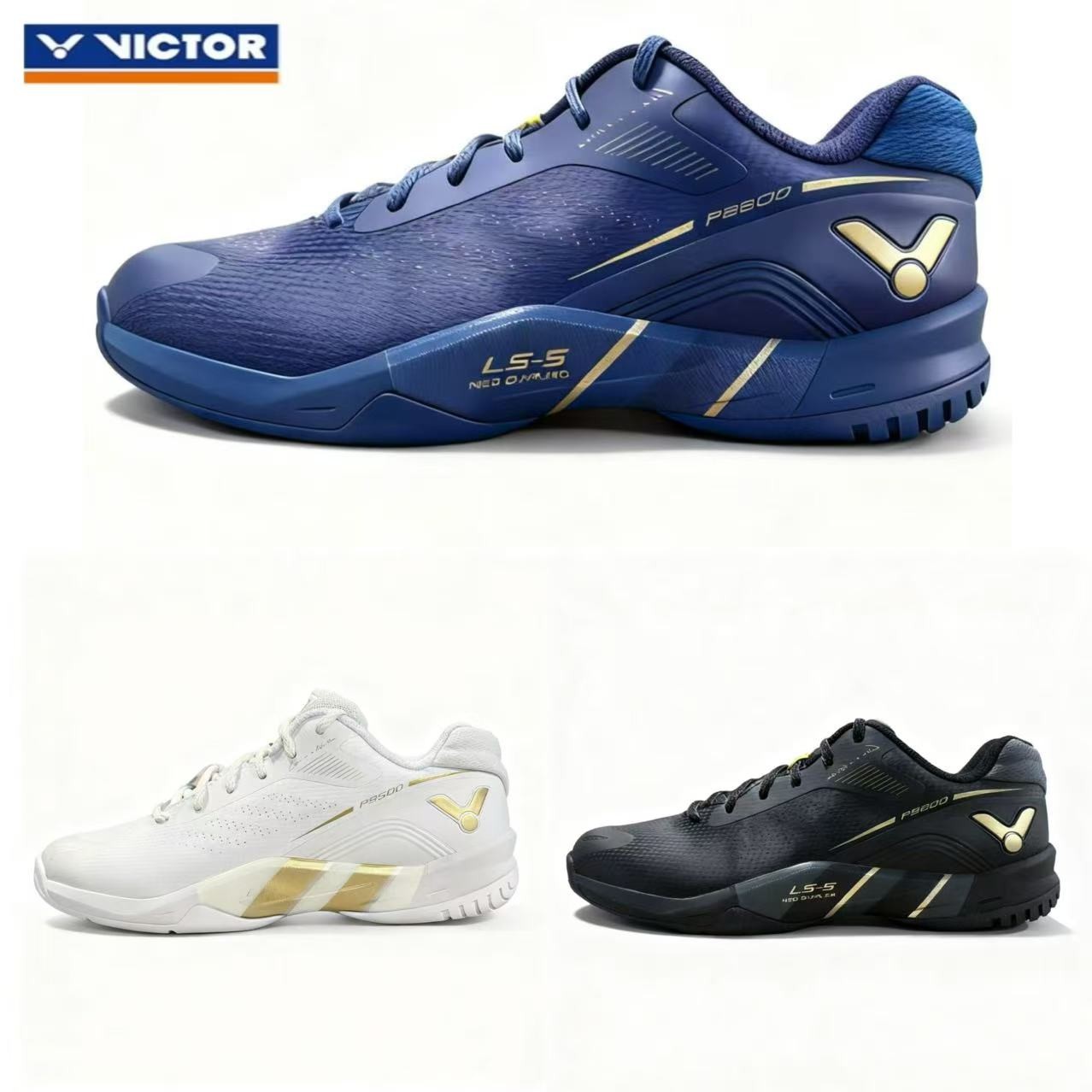 正品VICTOR威克多胜利专业羽毛球鞋运动鞋P9500减震