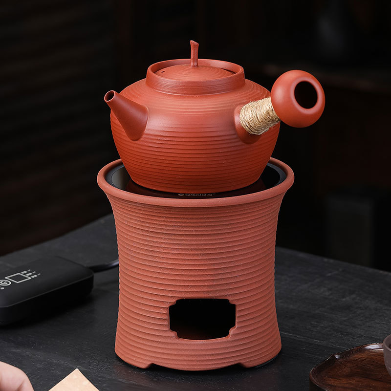 砂铫煮水跳盖壶侧把烧水壶家用功夫泡茶电陶炉薄胎煮茶器