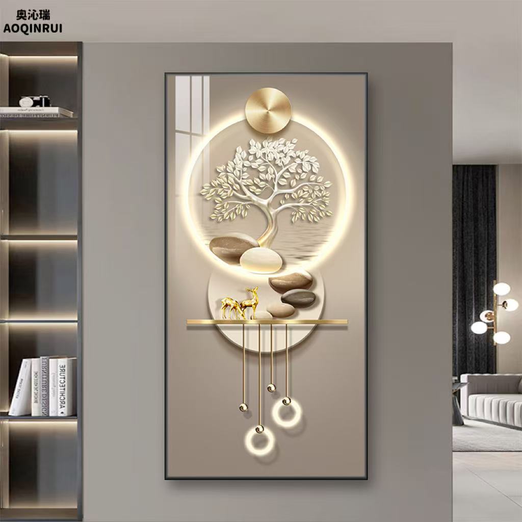 奥沁瑞走廊过道墙壁画装饰画入户玄关装饰画挂画玄关现代简约客厅