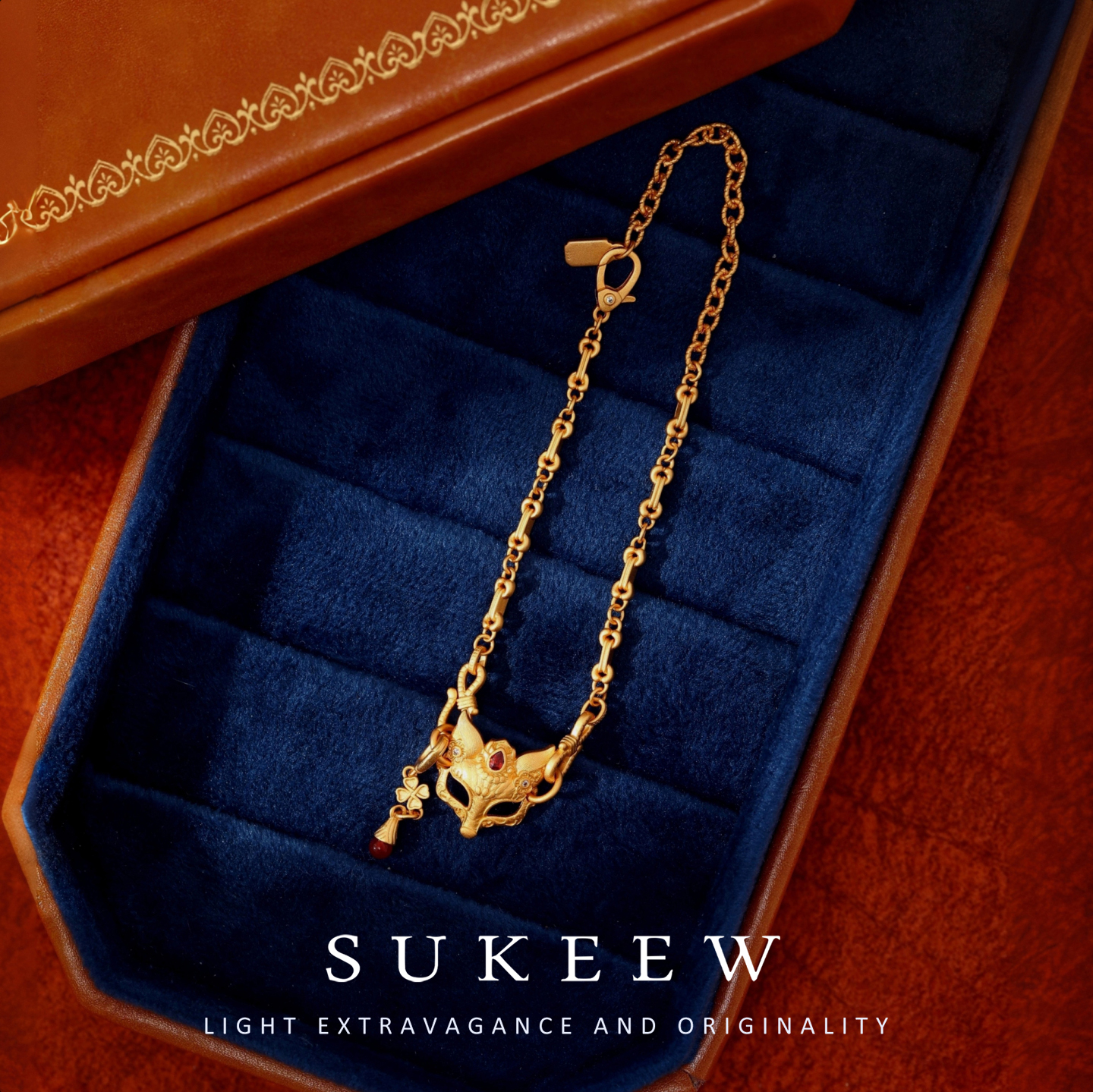 SUKEEW/酥可【小狐仙】气质灵狐面具链条手链289202