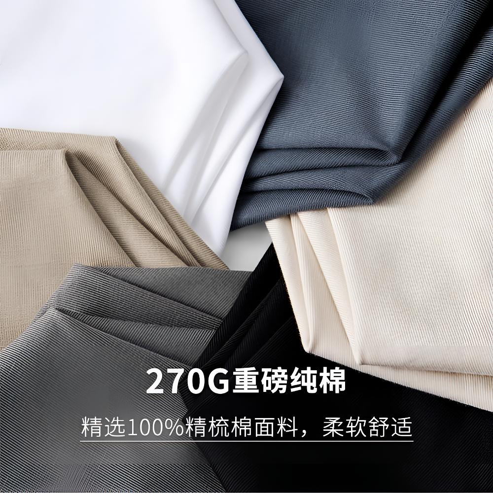 纯棉重磅男士背心夏季运动健身汗衫宽松无袖纯色透气潮优质打底