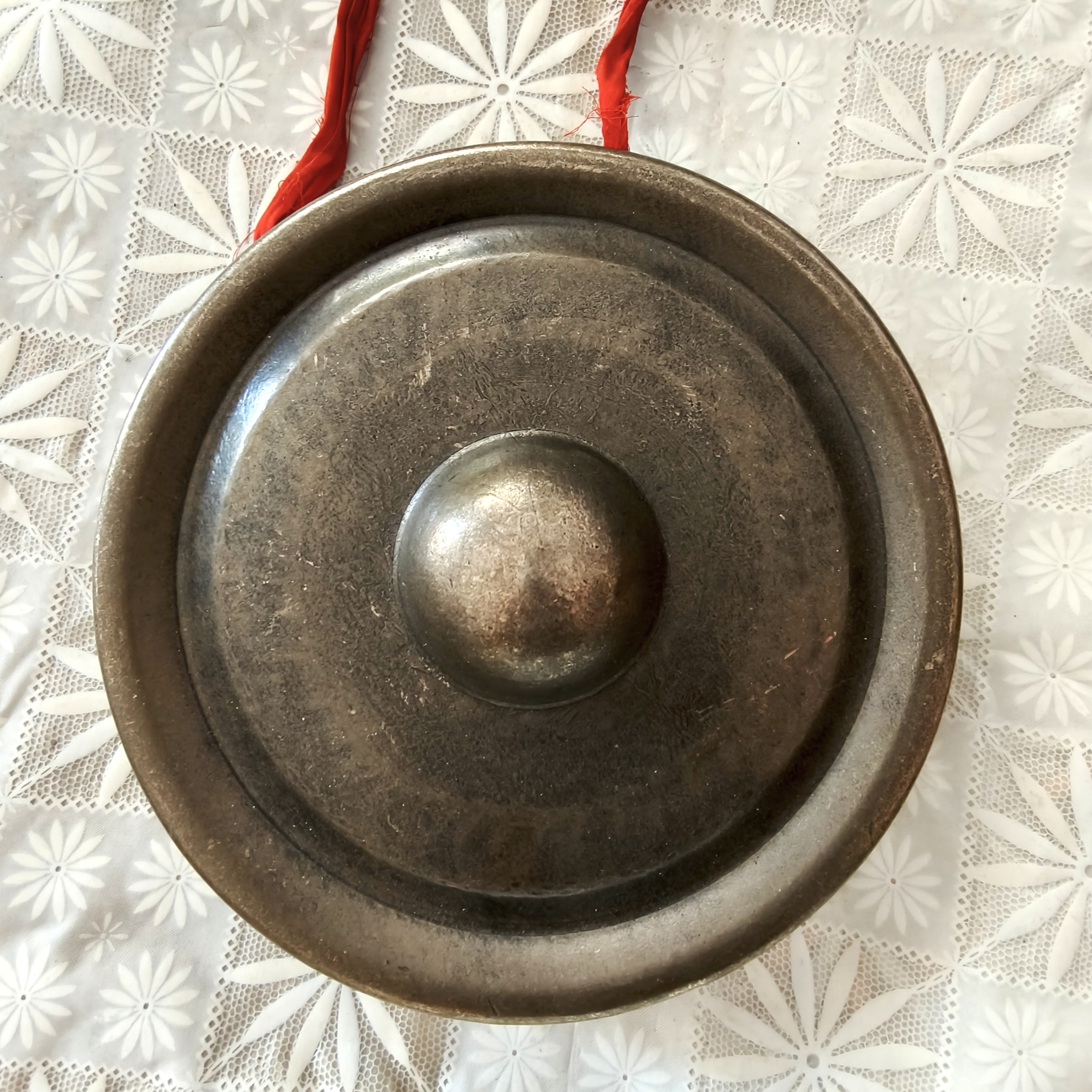 专业手工锻打青铜老疙瘩锣20.27/30.35公分青铜包锣精选优质商品