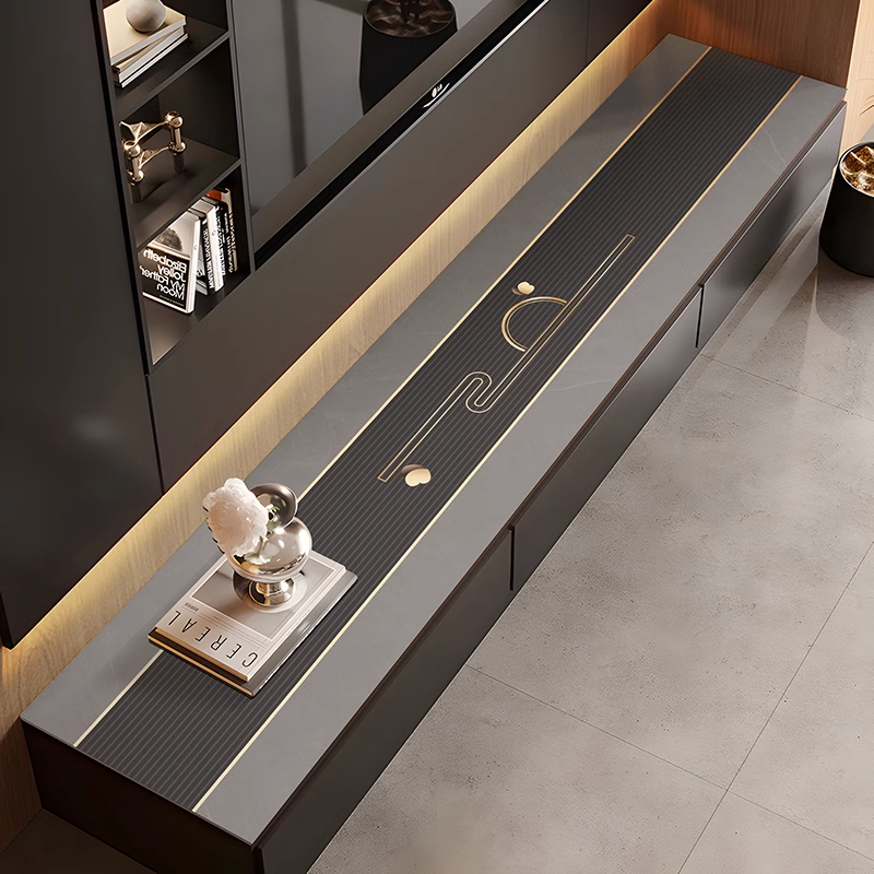 电视柜垫子桌垫防水防油防烫餐边柜桌布轻奢高级感加厚台面保护垫