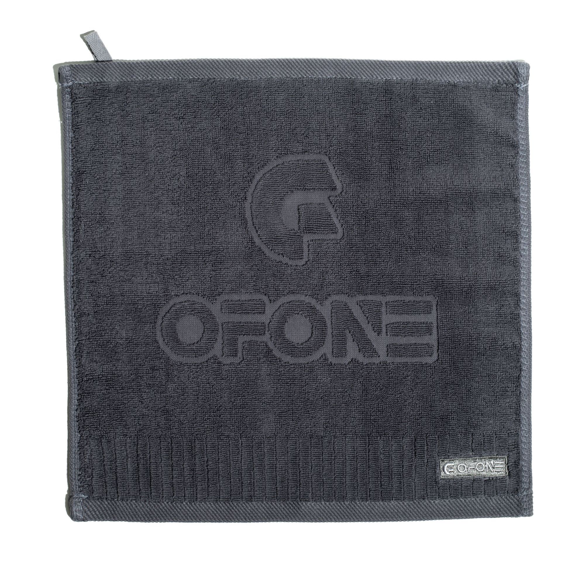 OFONE浮纹刺绣全棉方巾 居家运动旅行毛巾 洗脸擦汗方巾