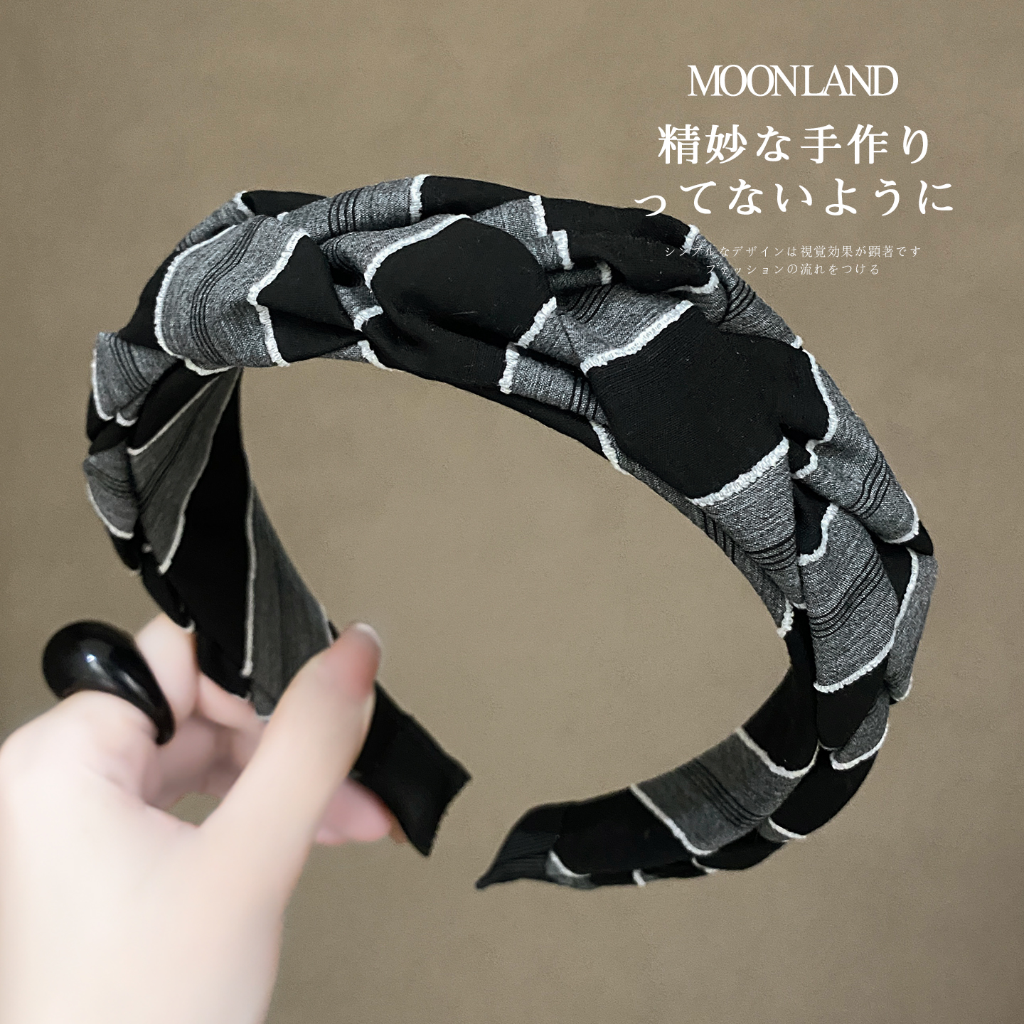 复古撞色麻花发箍女款高级感洋气时尚发卡高颅顶日常外戴洗脸头箍