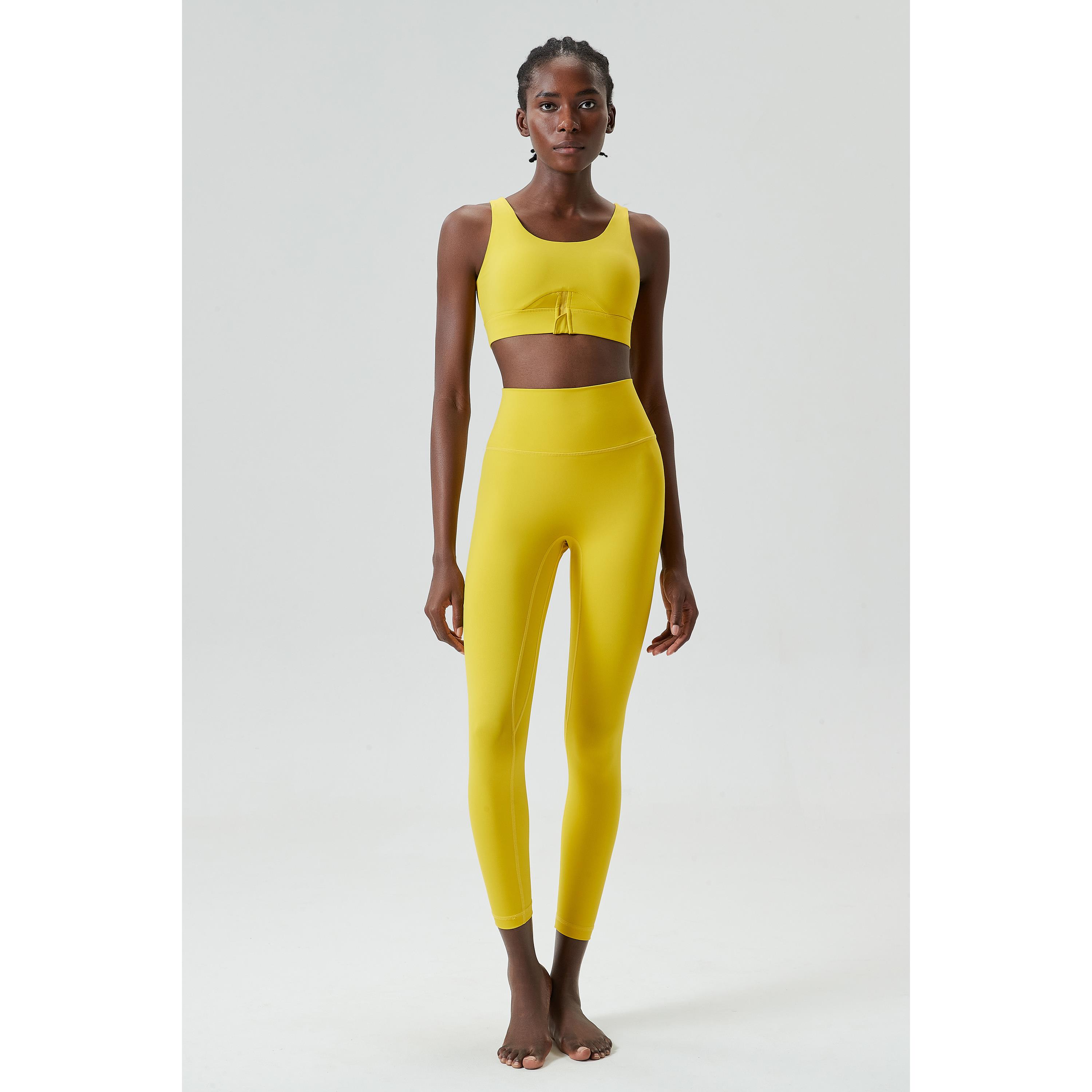 LULUISSUE裸感瑜珈裤新款外穿普拉提套装健身露露多巴胺高腰运动