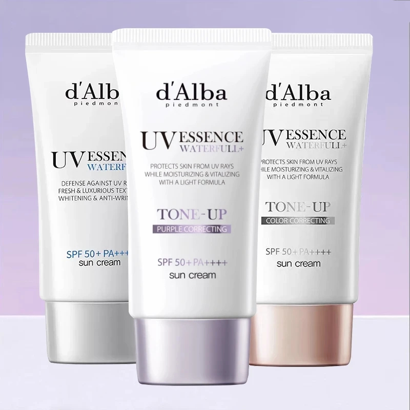 【韩国进口】正品dalba黛尔珀粉色防晒霜隔离水润提亮素颜清爽男女