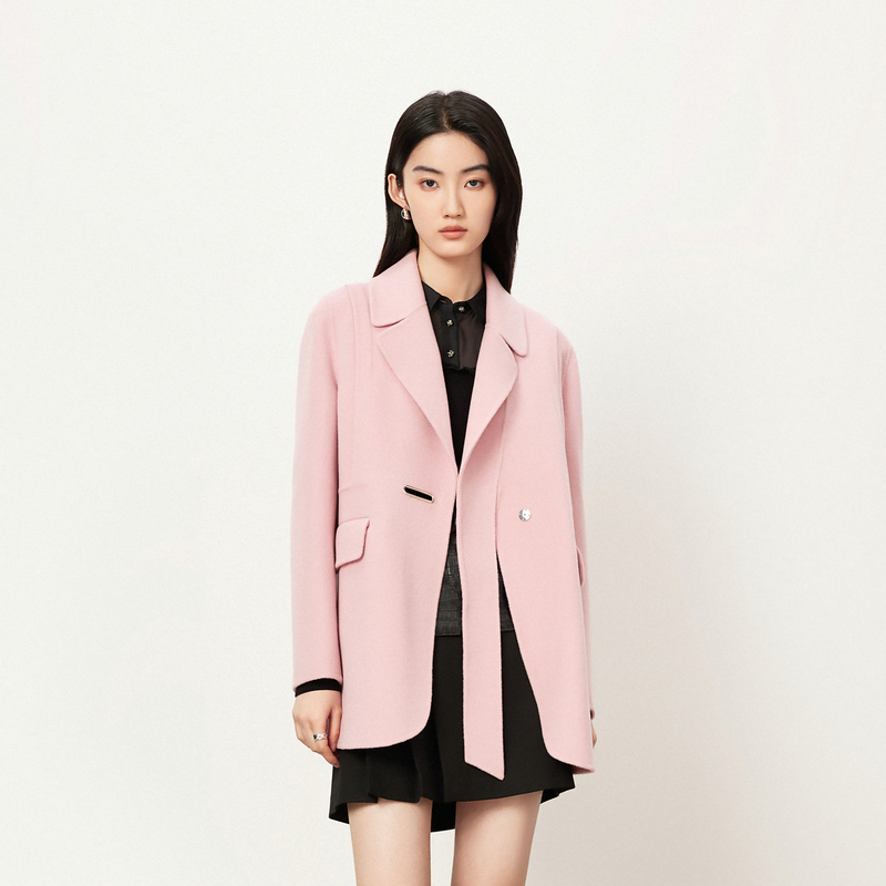 【商场同款】HPLY荷比俪冬季新款围裹式A字大衣HYD42500348