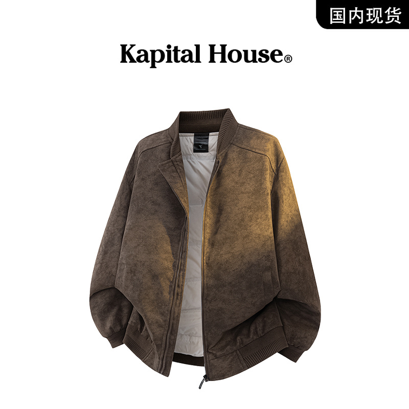 【品牌现货】Kapital House 冬季新款立领飞行夹克情侣羽绒服外套男