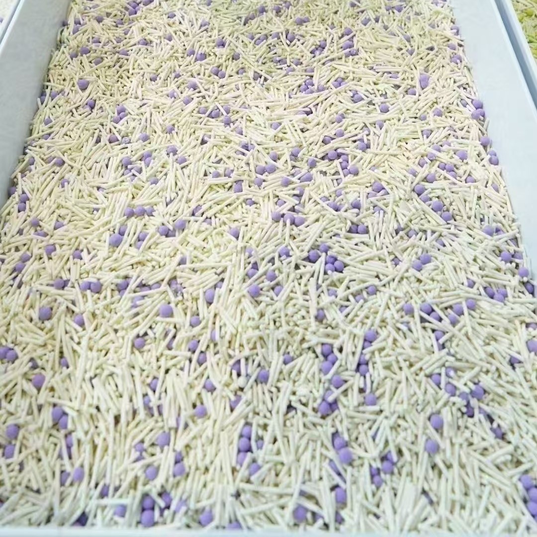 原味豆腐木薯猫砂4.8斤非混合吸水除臭不粘底无尘成团