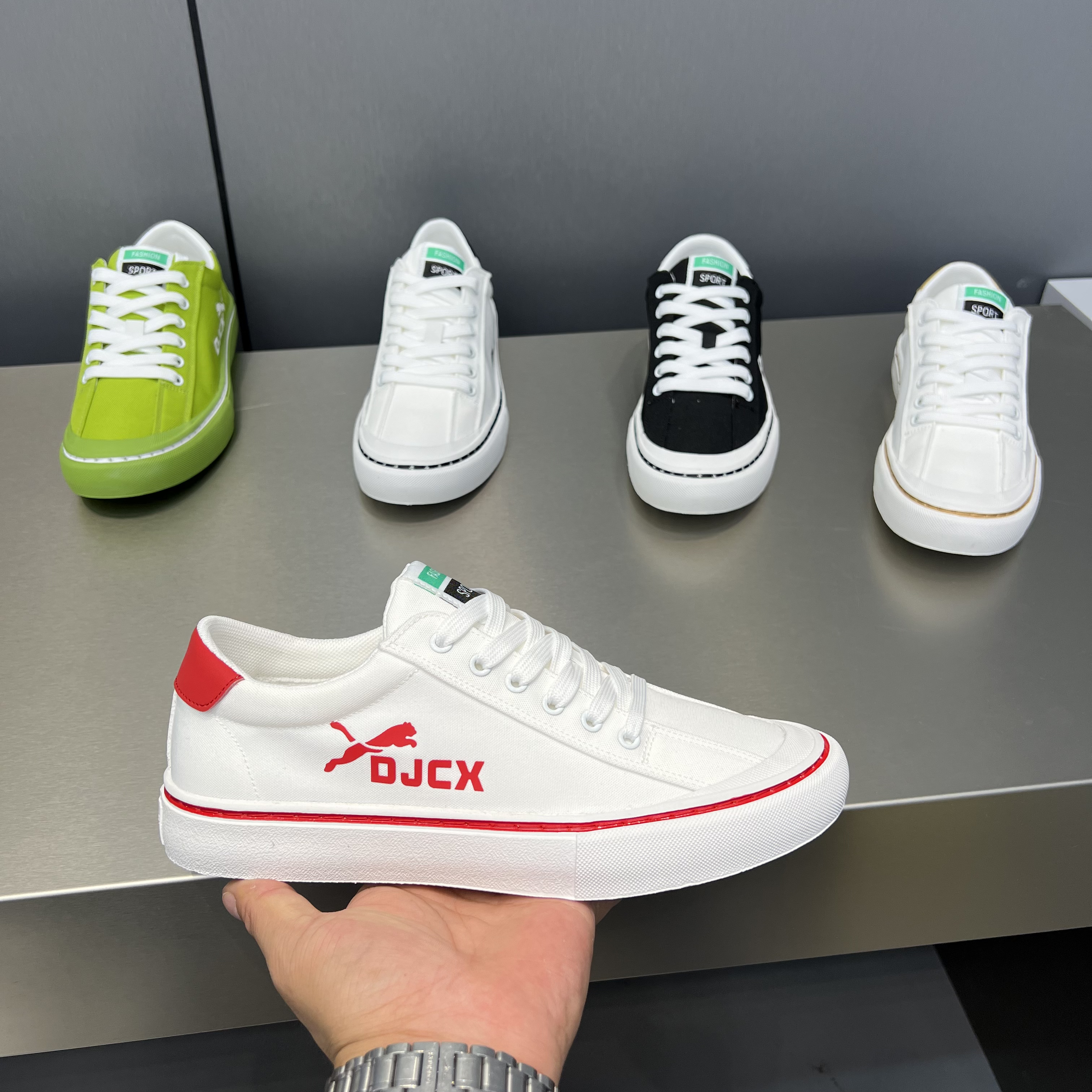 DJ夏季新款男鞋舒适透气布鞋男士休闲鞋软底板鞋