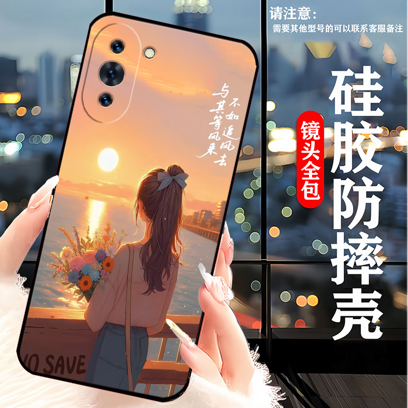 华为Nova10pro手机壳GLA-AL00潮男新款卡通女硅胶防摔软壳全包边
