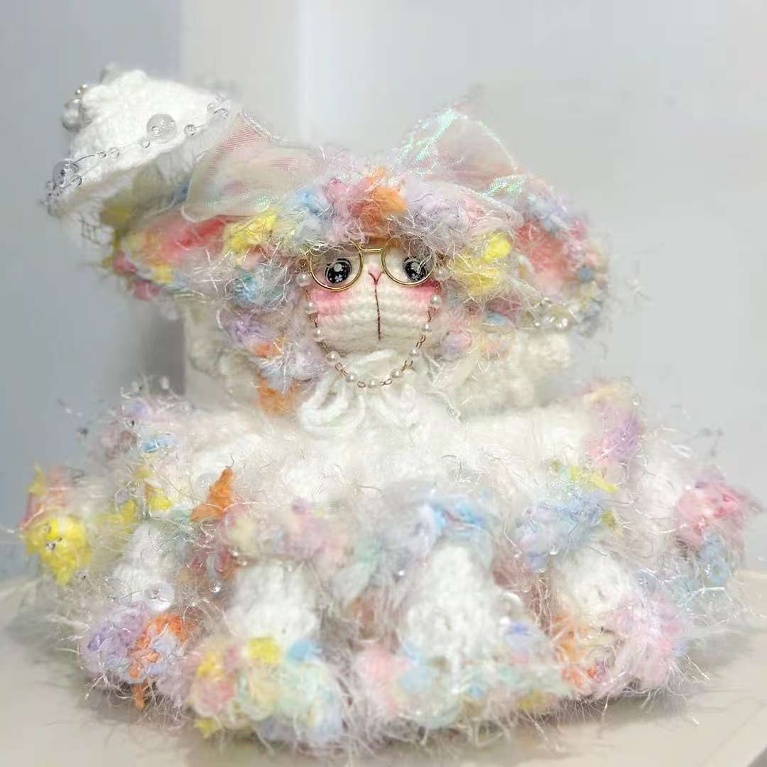 （直播间选款下单NO退NO换）糖兔系列-纯手工diy毛线钩织～玩偶针织