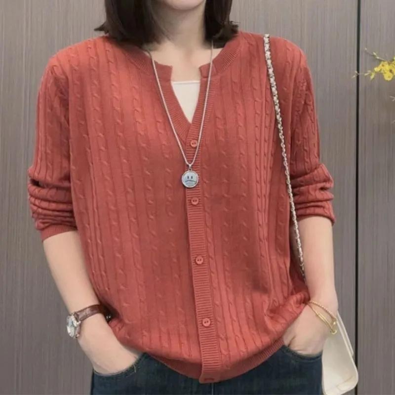 大码女遮肚子2025年夏季装毛针织衫新款上衣时尚洋气百搭纯色简约
