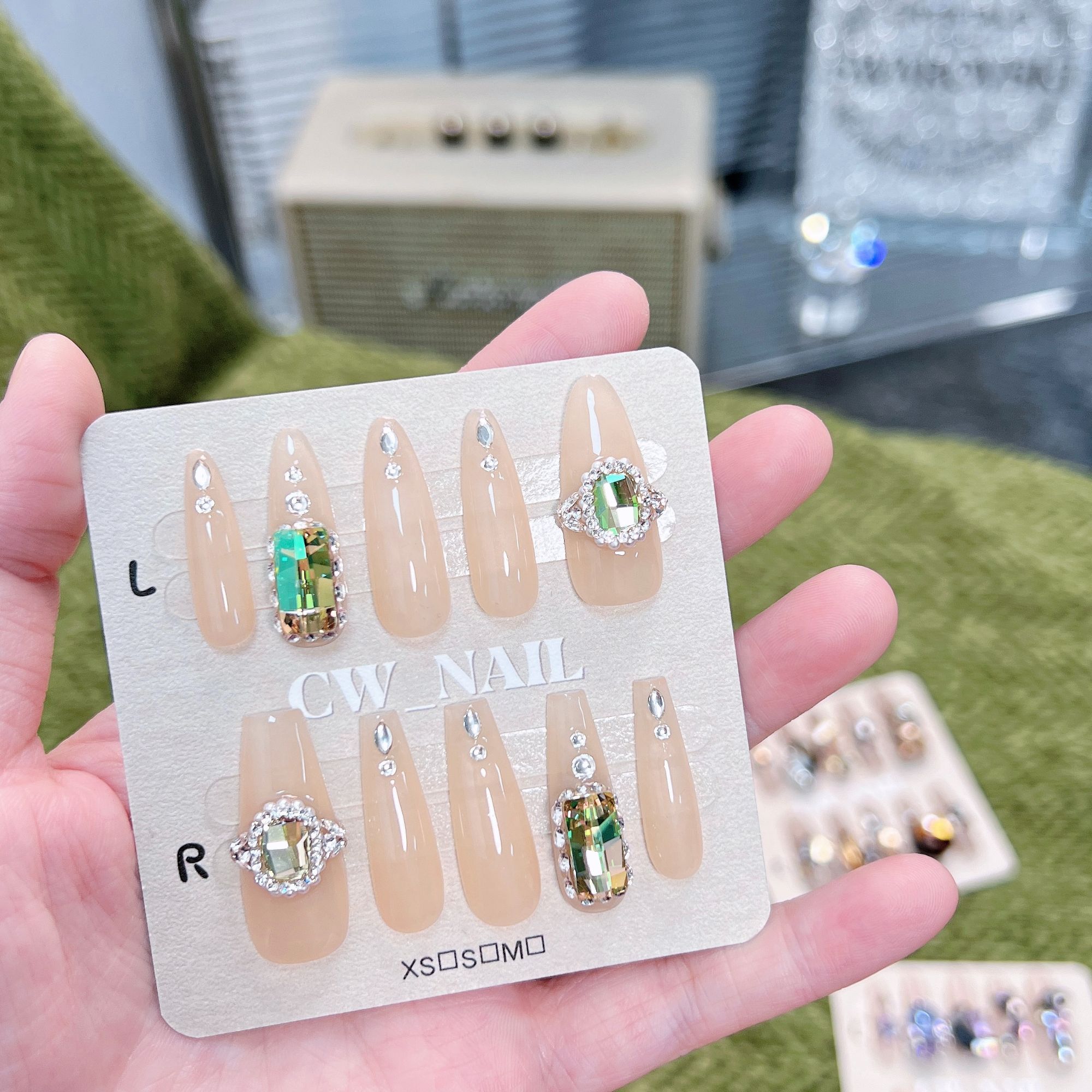 【萤火虫】—CW日常款夜光绿机械夜光绿施家全华穿戴甲