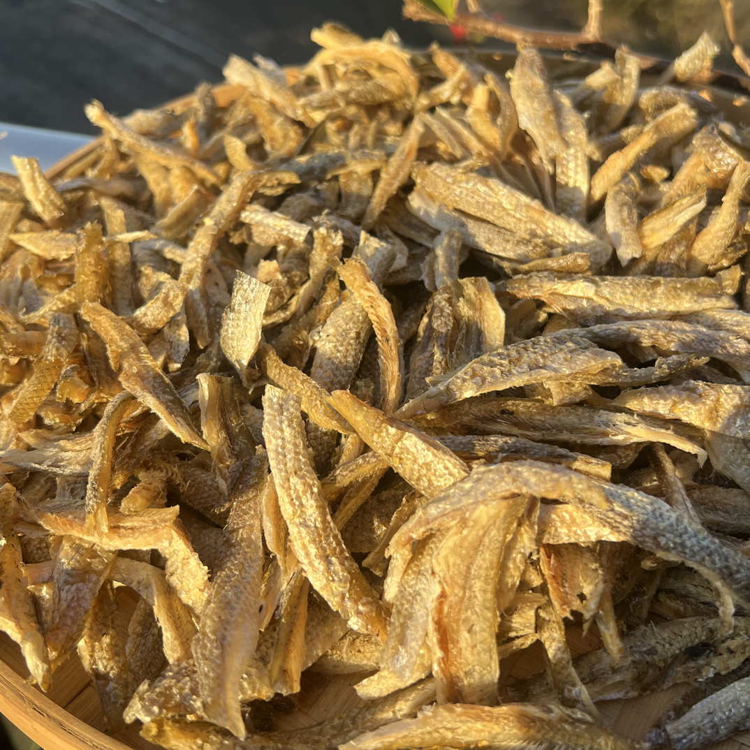 清远北江河渔家自晒蓝刀鱼干净肉