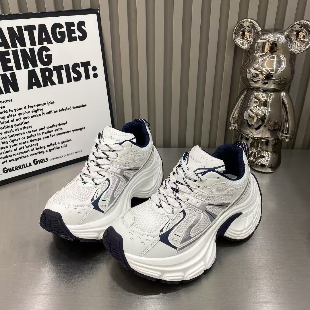 女士时尚老爹鞋2025新款春秋季百搭厚底小个子增高运动休闲鞋子女