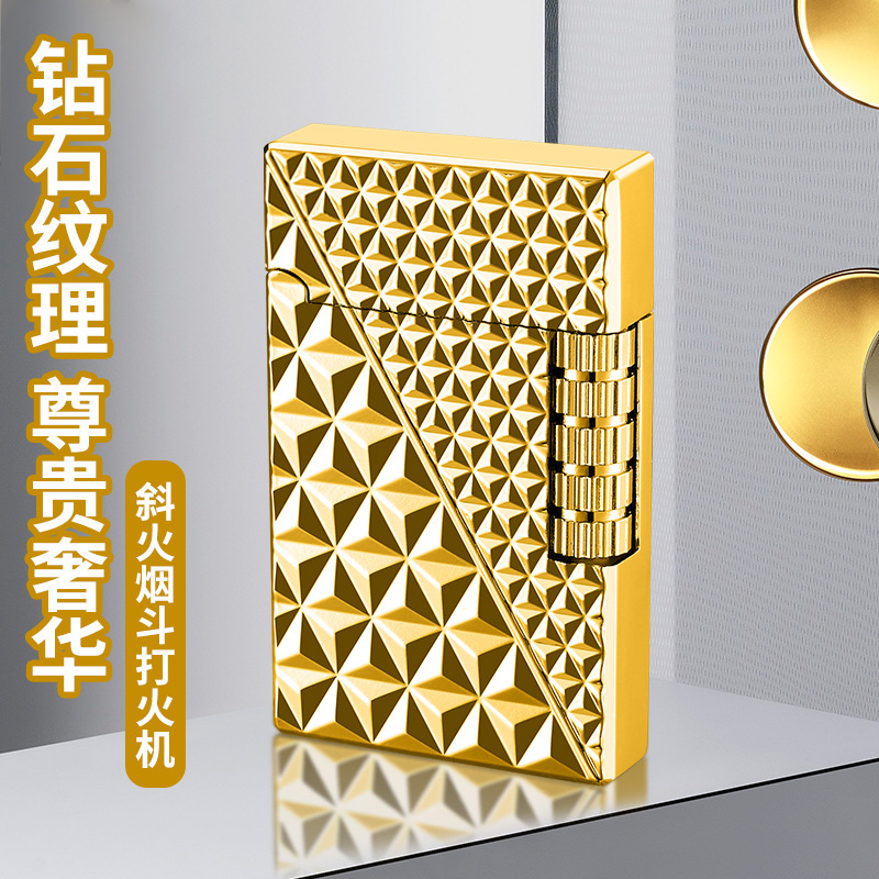 防风可充气明火男士高档朗声创意个性潮耐用金属送男友火机打火机