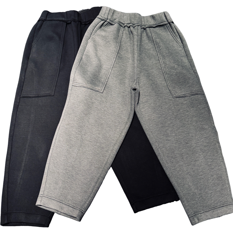 [5059]高腰宽松口袋款女裤