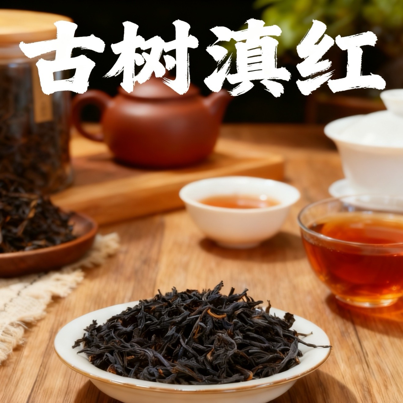 滇红红茶云南凤庆古树滇红耐泡回甘持久茶叶推荐