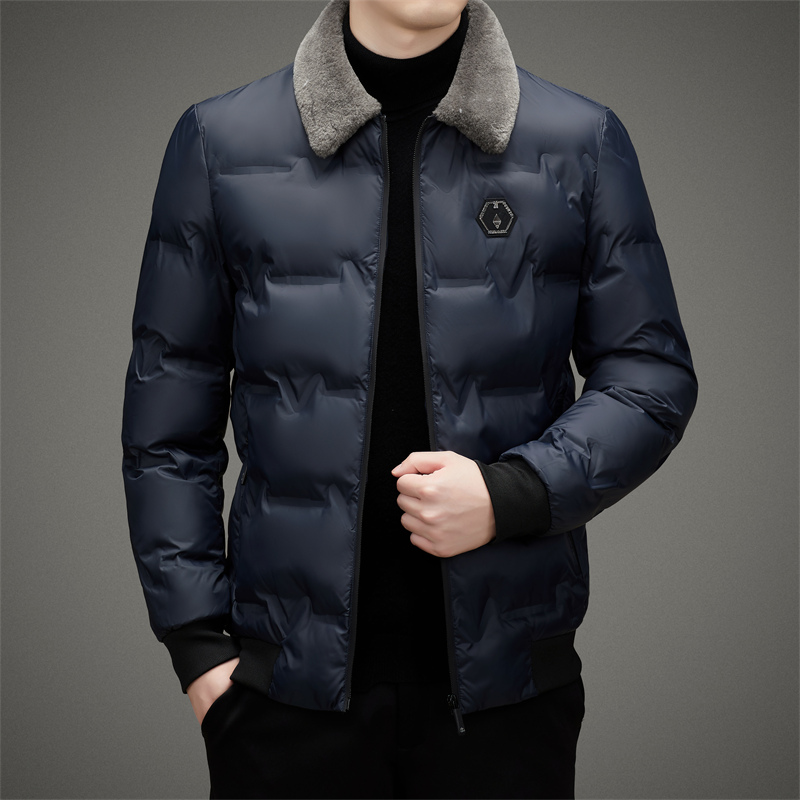 【一件过冬】2025冬季男士棉衣翻领保暖棉服男士劲霸世家男装