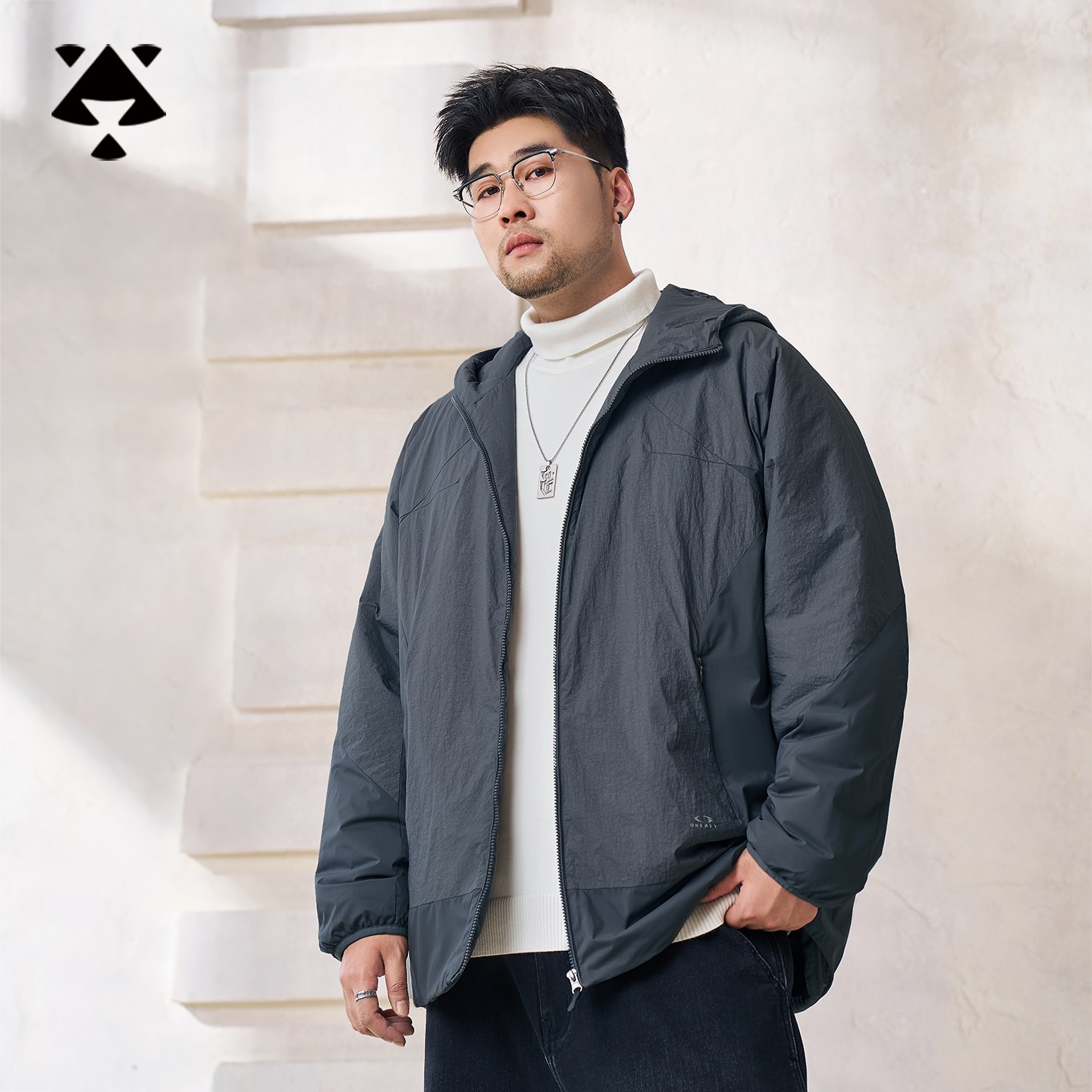 【轻盈棉服】森老板高级感男装冬季新款保暖防风连帽棉服男棉衣外套