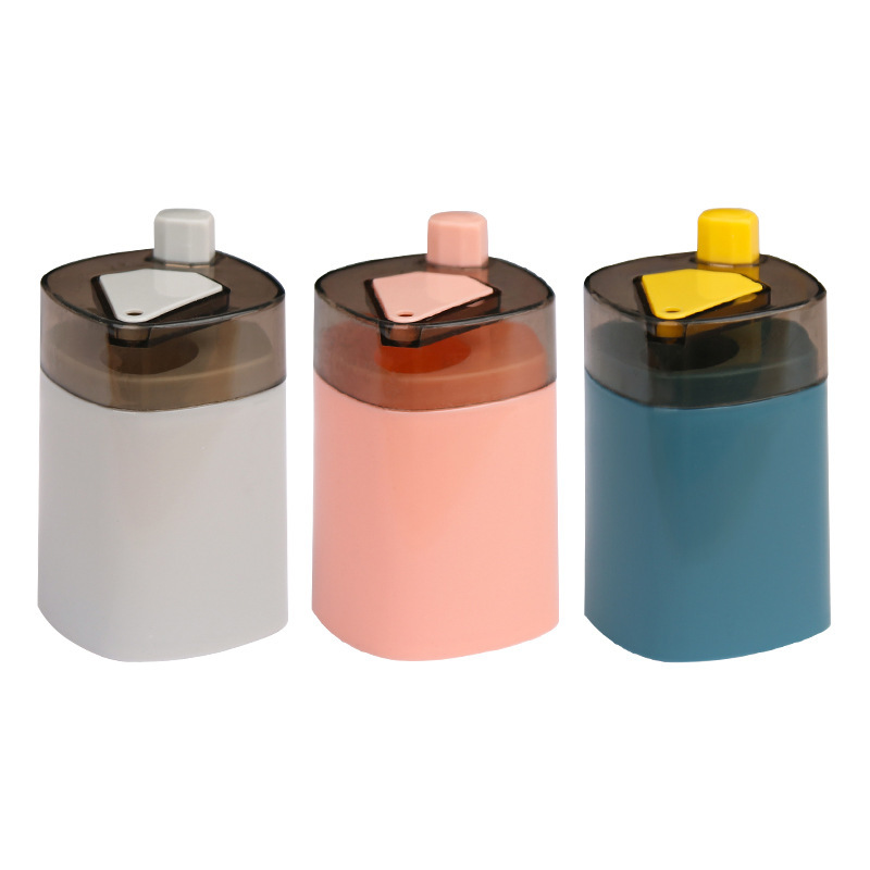 （新疆包邮）自动牙签盒塑料牙签筒创意便捷取牙签器牙签桶家用