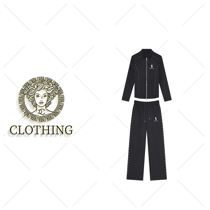 【CLOTHING/原创设计】B57101新款洋气百搭休闲套装