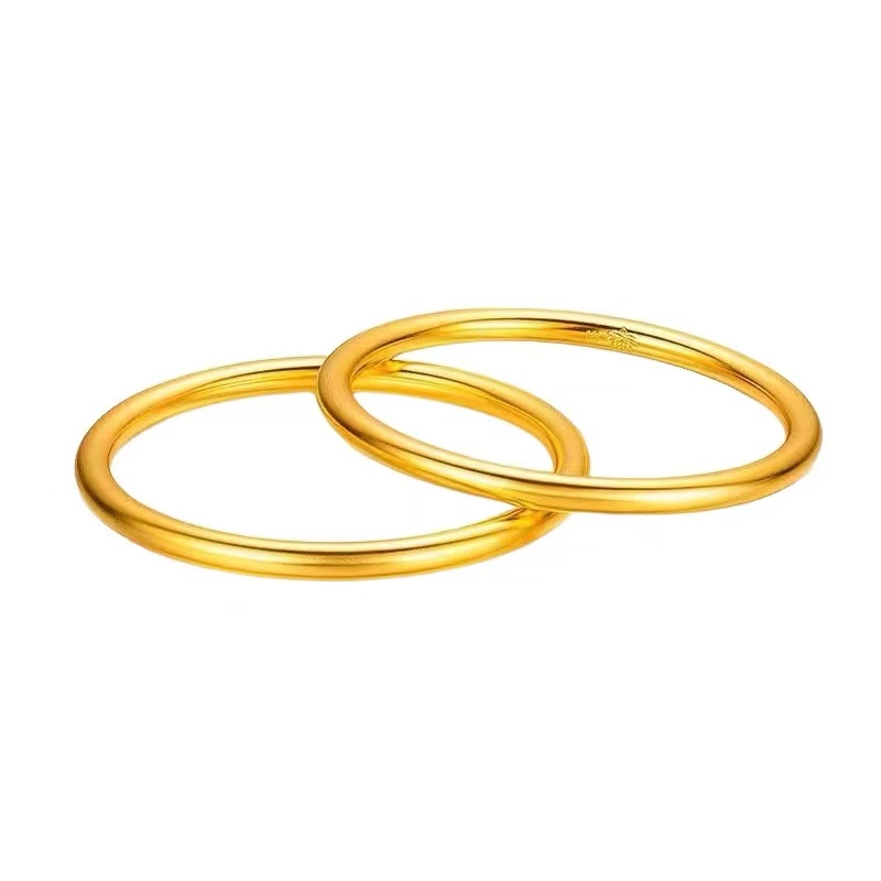 铜合金手镯 铜合金手镯金属精工版【4N莲花传承手镯】简约