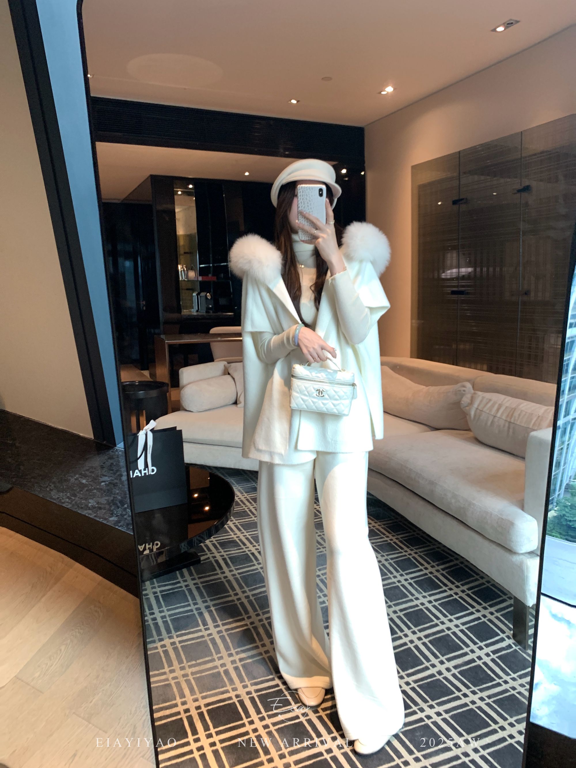 EIA一尧【过冬懒人裤】秋冬加绒保暖百搭直筒休闲裤显瘦舒适显高杏