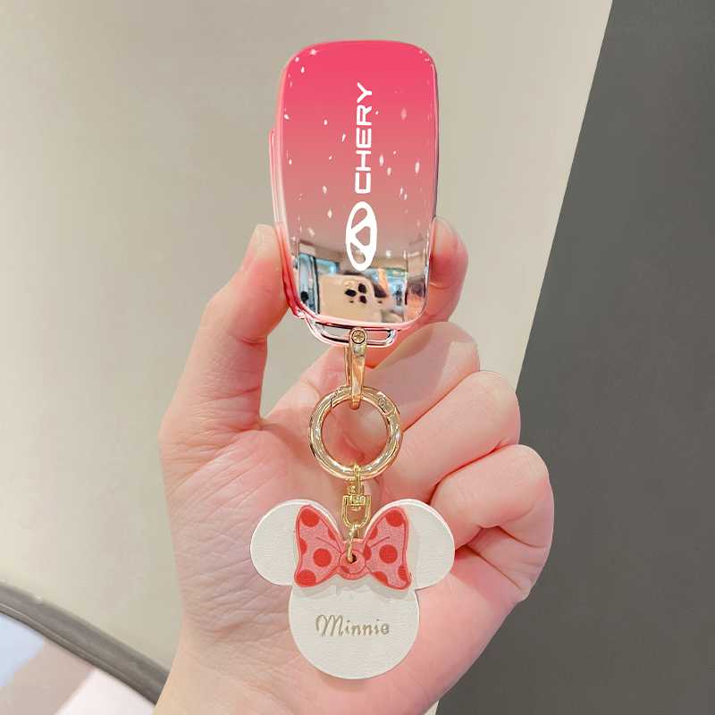 奇瑞qq冰淇淋钥匙套艾瑞泽5/7/GX汽车5x女冰激凌pro壳小蚂蚁e3扣