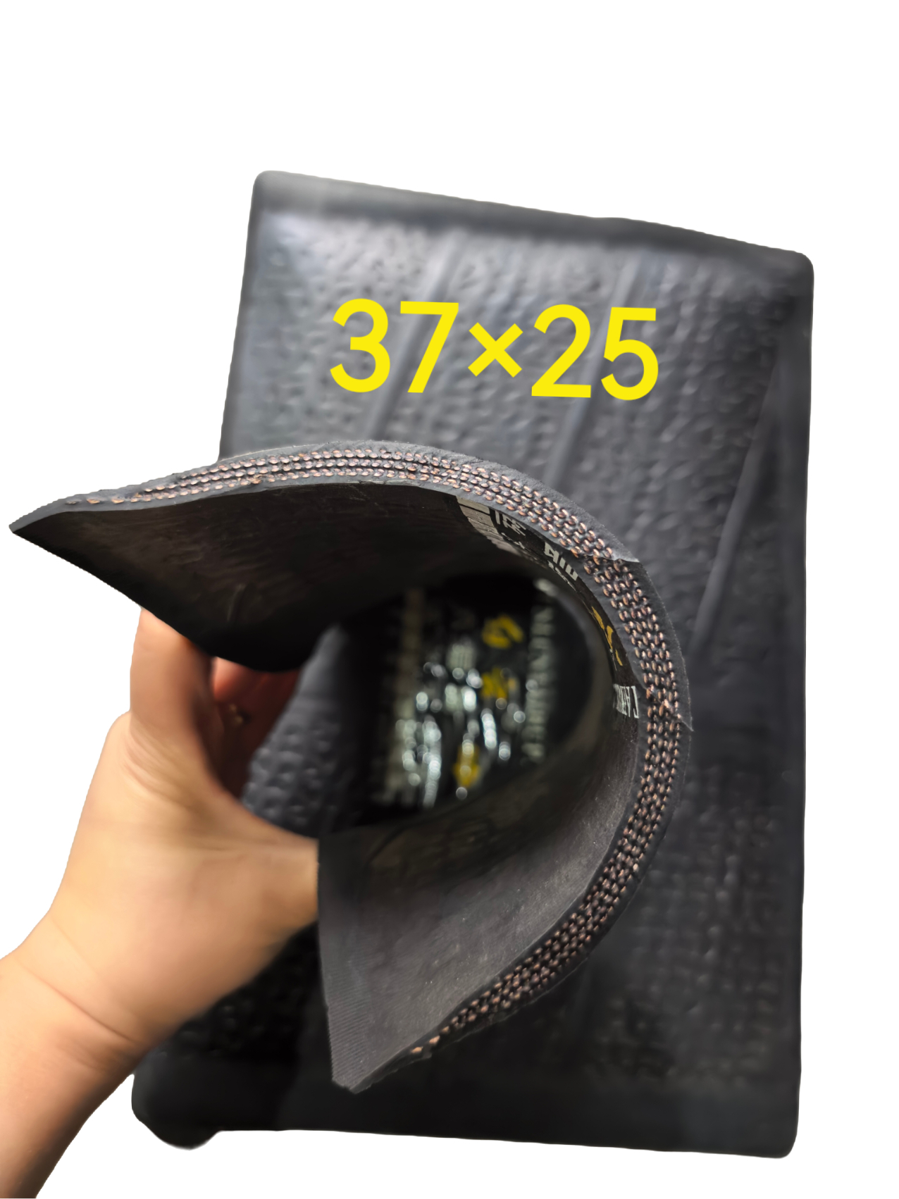 铲车胎成品胶片37×25带线层成品胶片工程胎成品补片