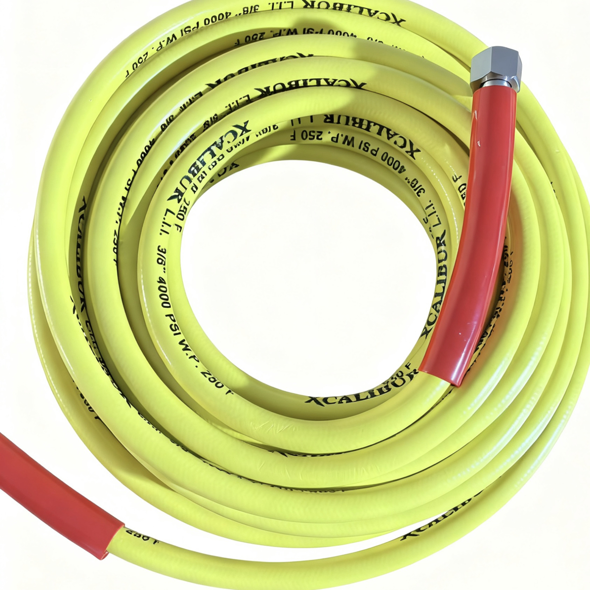 美国XCALIBUR高压钢丝编织高耐磨清洗机专用管洗车机高压管柔软