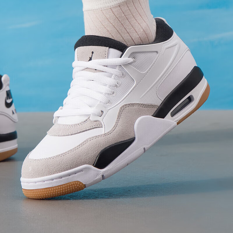 NIKE/耐克男鞋AIR JORDAN 4 低帮时尚耐磨运动篮球鞋 FQ7939-110