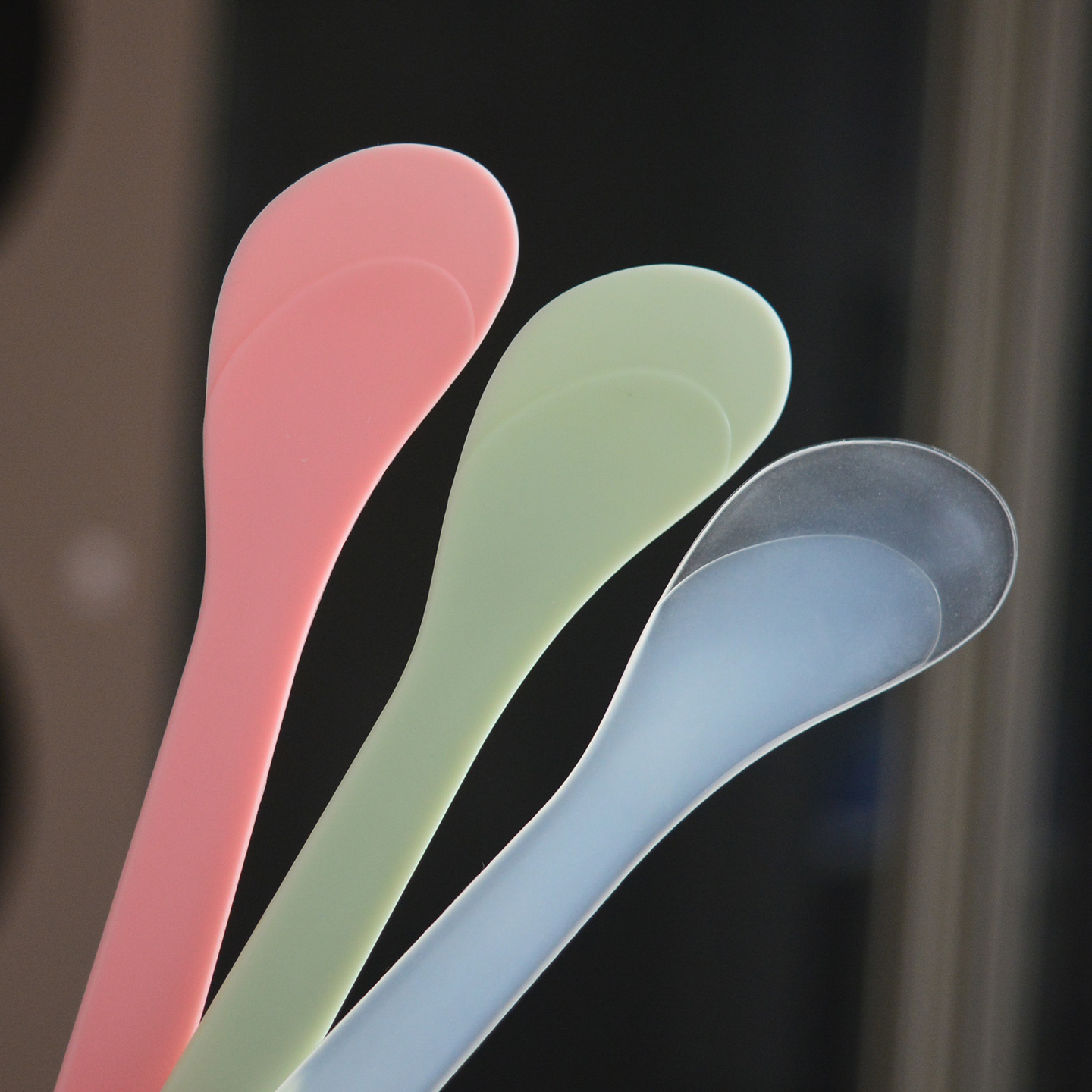 美容院用面膜工具调膜棒塑料面膜棒涂抹棒搅拌棒薄款刮刀带印刮板