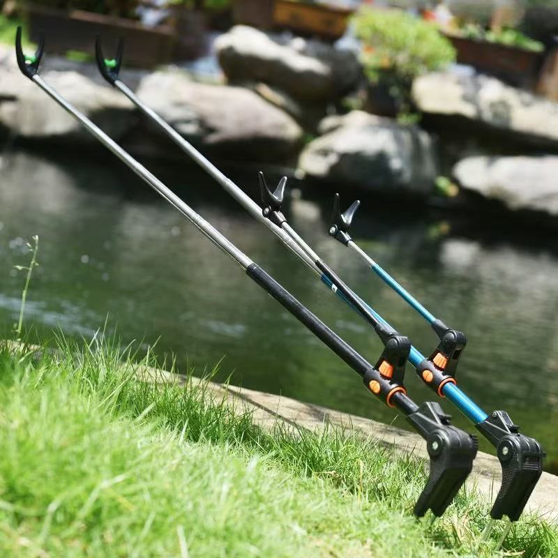 加粗不锈钢多功能钓鱼支架地插台钓架杆炮台支撑架鱼杆手竿杆架
