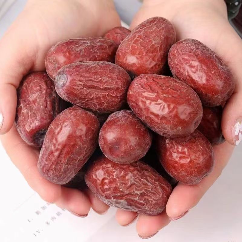 果源昆玉【吊干红枣】大枣2斤和田大枣原生态土枣产地直发5斤肉厚红