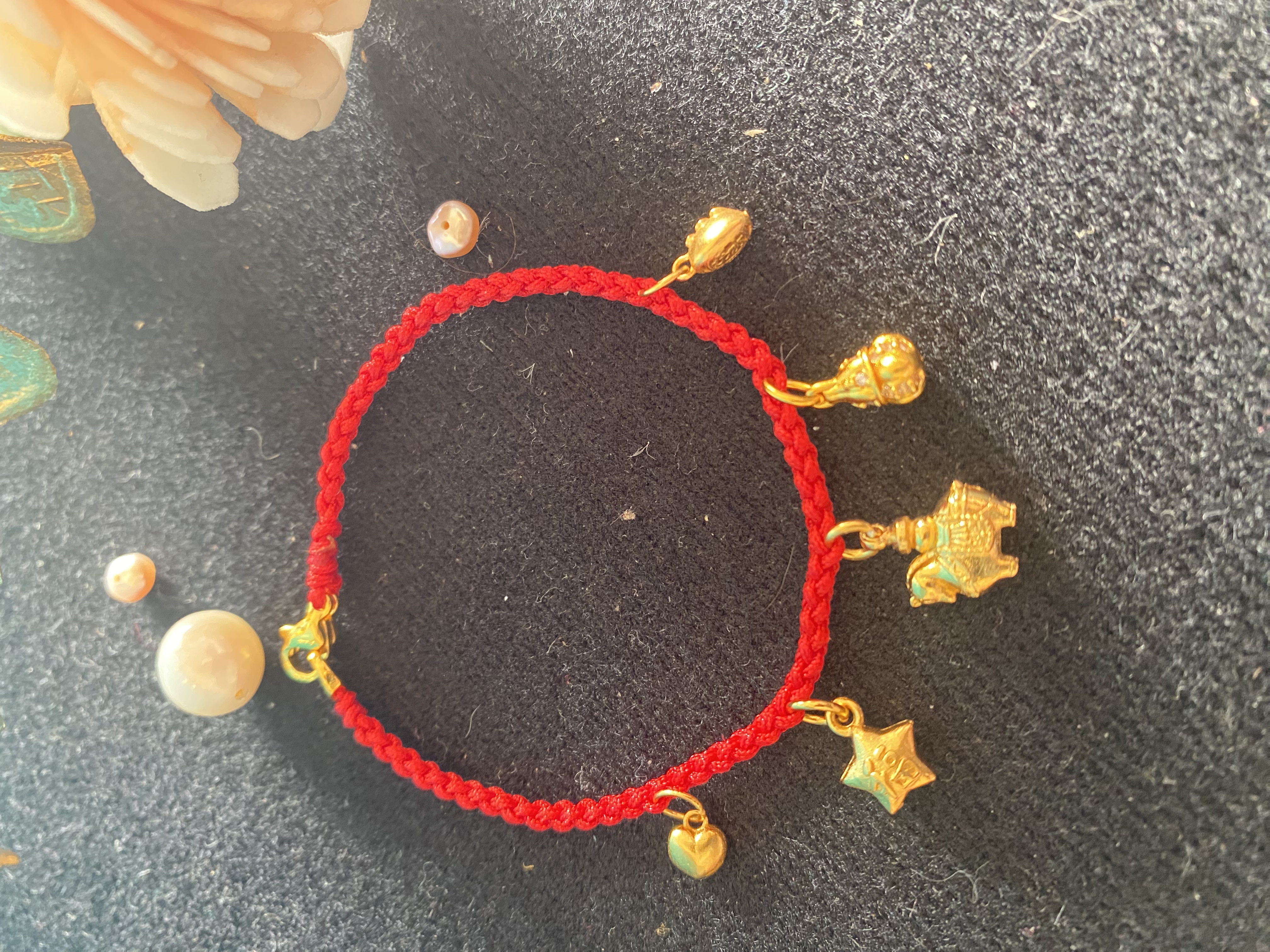 好运招财轻奢本命年精致转运红绳手饰手绳时尚