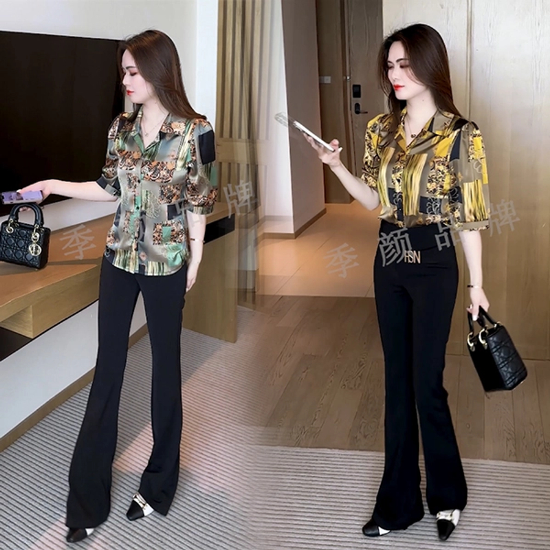 夏季新款丁达尔穿搭气质休闲时尚洋气减龄衬衫显瘦高修身轻熟宽松