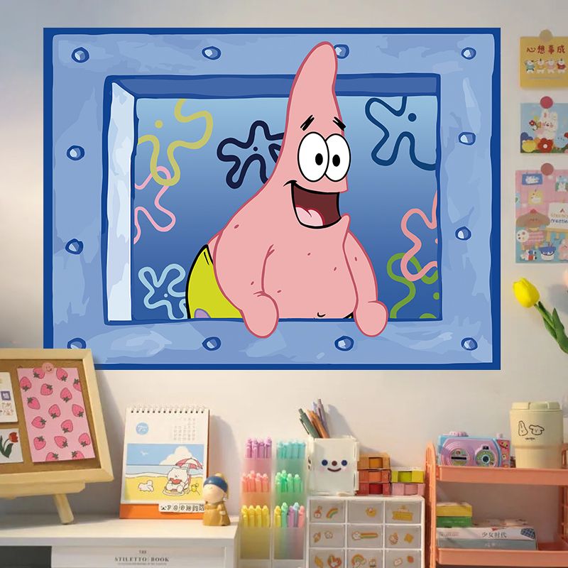 可爱卡通贴纸学生宿舍寝室墙贴装饰海报卧室房间墙壁贴画壁画自粘